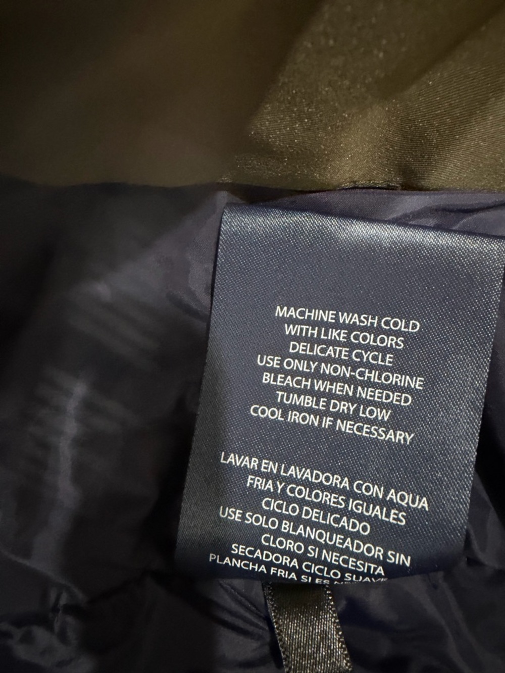 Tommy Hilfiger Men's Olive Hooded Rain Jacket - Picture 10 of 15